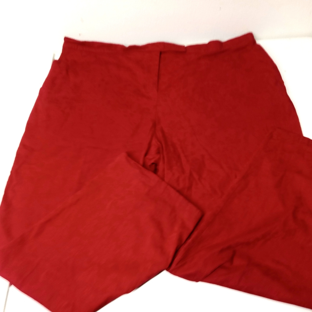 NWOT Vintage White stag Red dress Pants Is women's plus 24W